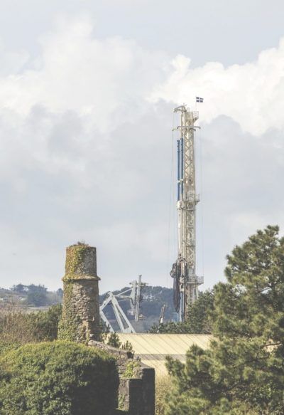 Geothermal Rig in Cornwall R5D53 seismogram 531 km distance from the earthquake